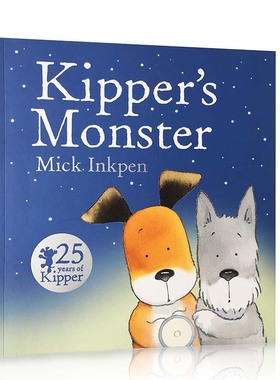现货 小狗奇普和怪兽 英文原版绘本 Kipper's Monster 平装 英国 廖彩杏书单第44周 第84本 纯全英文版正版原著英语书籍