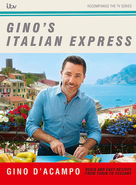 Gino's Italian Express  d'Acampo, Gino 英文原版进口书籍 纯全英文版正版原著进口原版英语书籍