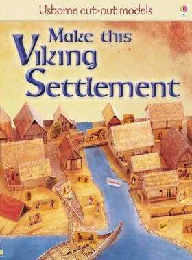建造维京殖民地 模型书 英文原版 Make This Viking Settlement 尤斯伯恩 英文版 Iain Ashman 进口英语原版书籍