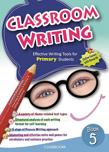 Classroom writing book 小学英语写作方法指导 level5 纯全英文版正版原著进口原版英语书籍