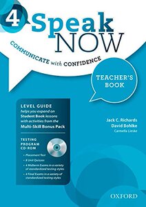 牛津英语口语沟通教材 Speak Now communicate with confidence 4: Teacher's Book with Testing CD-ROM 纯全英文版正版英语书籍