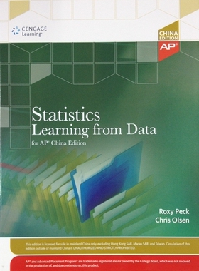 Statistics Learning from Data for AP China Edition 英文原版 纯全英文版正版原著进口原版英语书籍
