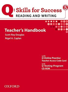 Q Skills for Success: Reading and Writing 5: Teacher's Book with Testing Program CD-ROM英文原版 纯全英文正版原著英语书籍