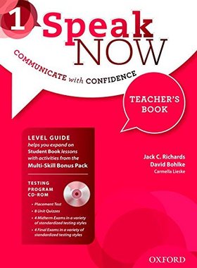 【中图进口】Speak Now: 1: Teacher's Book with Testing CD-ROM