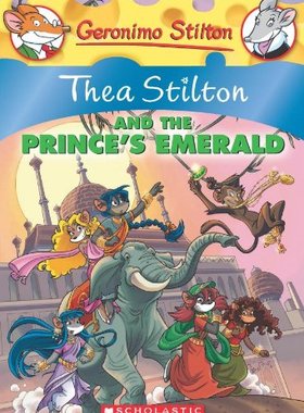 老鼠记者12 英文原版 Thea Stilton and the Prince's Emerald 全英文版 Thea Stilton