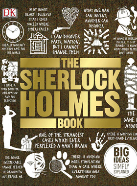 夏洛克·福尔摩斯百科全书 The Sherlock Holmes Book 人类的思想百科丛书  DK出版 9780241205914 dk博物大百科 英文原版英语书籍