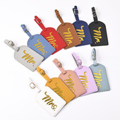 pu行李牌姓名标签牌旅行箱防丢失登机牌飞机挂牌吊牌标识牌皮挂件