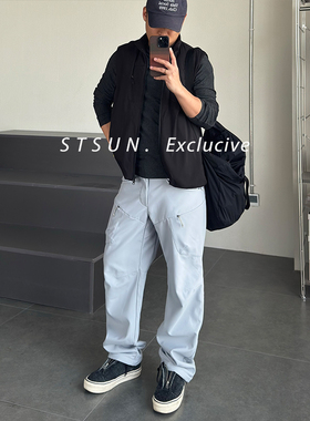 【STS】Psia Pants加绒软壳 战术多袋 弧形剪裁户外日常直筒长裤