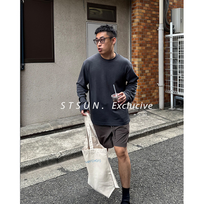 STS竹节肌理松弛感百搭长袖