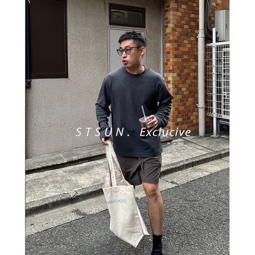 STS竹节肌理松弛感百搭长袖