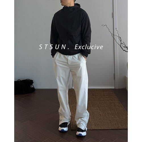 STS春夏轻薄直筒休闲裤