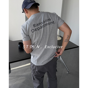 正肩收臂显身材印花短袖 Tee运动力量感吸湿 Agile 潮男 STS