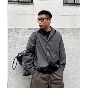 STS 简约宽松衬衫 Room 立体剪裁 外套 Shirt抗皱肌理泡泡纱