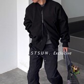 棒球服外套棉服男 Jacket秋冬毛呢夹棉保暖廓形短款 STS Gift