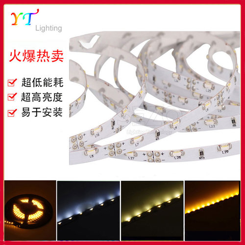 LED灯带335贴片侧面发光超高亮窄板宽5mm1米60珠120灯12V灯条