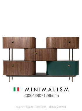 意式轻奢餐边柜设计师款现代简约Maglia sideboard储物收纳柜
