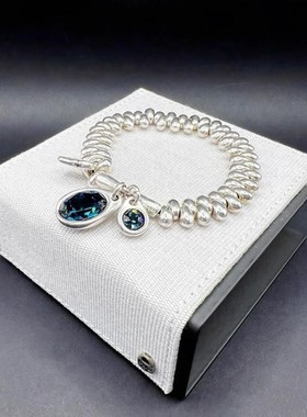 西班牙采购春夏水晶石子手链