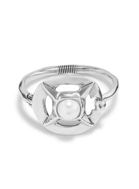 西班牙小众潮牌UNOde50 珍珠卡扣手镯女士手工镀银轻奢百搭优雅