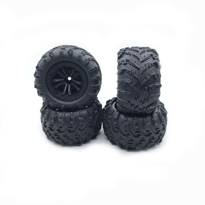 遥控高速大脚攀爬车轮胎专业rc越野车玩具升级改装件沙滩雪地车轮
