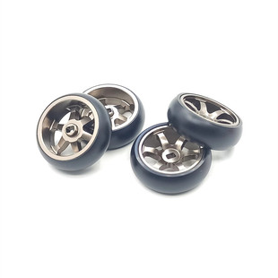 伟力K989 K969金属漂移轮改装件1：28金属轮胎蚊车284131升级轮胎