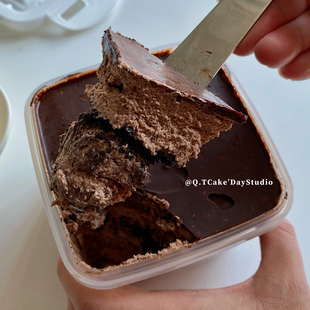 QTcake·榛子梦龙巧克力 铁塔动物淡奶油 奥利奥甜品蛋糕下午茶