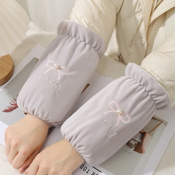 袖套女秋冬短款棉衣耐脏袖头学生百搭羽绒服手袖成人上班家务护袖
