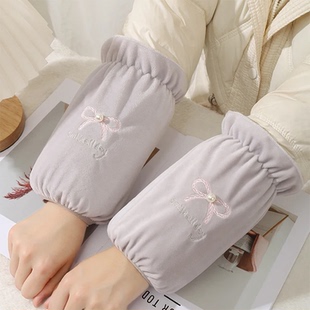 袖套女秋冬短款棉衣耐脏袖头学生百搭羽绒服手袖成人上班家务护袖