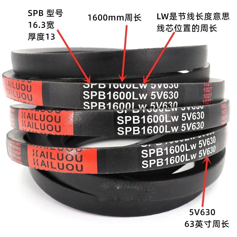 凯洛窄V高速三角皮带SPB1950LW 5V770/SPB2000LW 5V790橡胶传动带