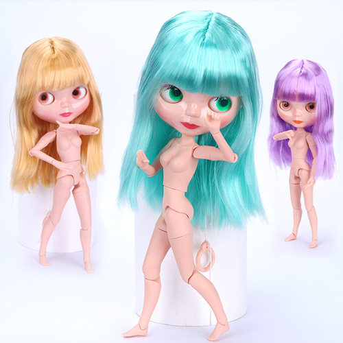 blythe改妆成品关节公主裸娃