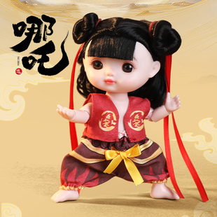 哪吒之魔童闹海20厘米比巴娃娃可换装衣服玩偶人偶周边儿童玩具芭