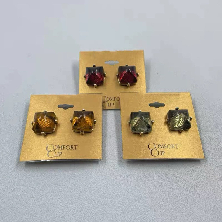 MONET中古耳夹90年代美产标无耳洞舒适夹复古穿搭点睛