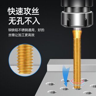 进口代替大宝镀钛挤压丝攻2M3M4M5M6M7M8M9M10M12M16挤牙无屑丝锥