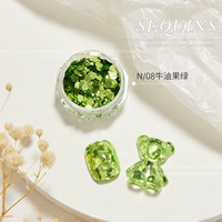 Блестки для ногтей, фруктовое масло, Южная Корея, #08