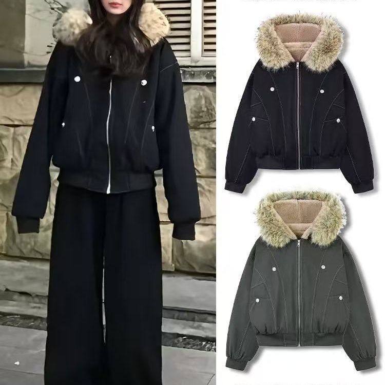 2025冬季新款可拆卸毛领派克棉衣棉服女冬短款小个子保暖好看外套,女装/女士精品,棉衣/棉服,淘宝优惠券,粉丝福利购,淘宝优惠卷