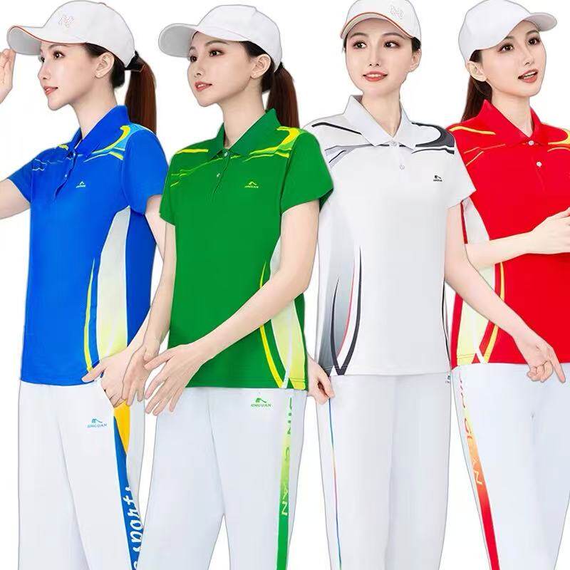 晋冠夏季速干POLO运动套装