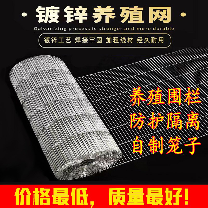 铁丝网围栏养殖防护笼子网自制材料鸟笼鸡兔笼鸽舍网片隔离卷网格