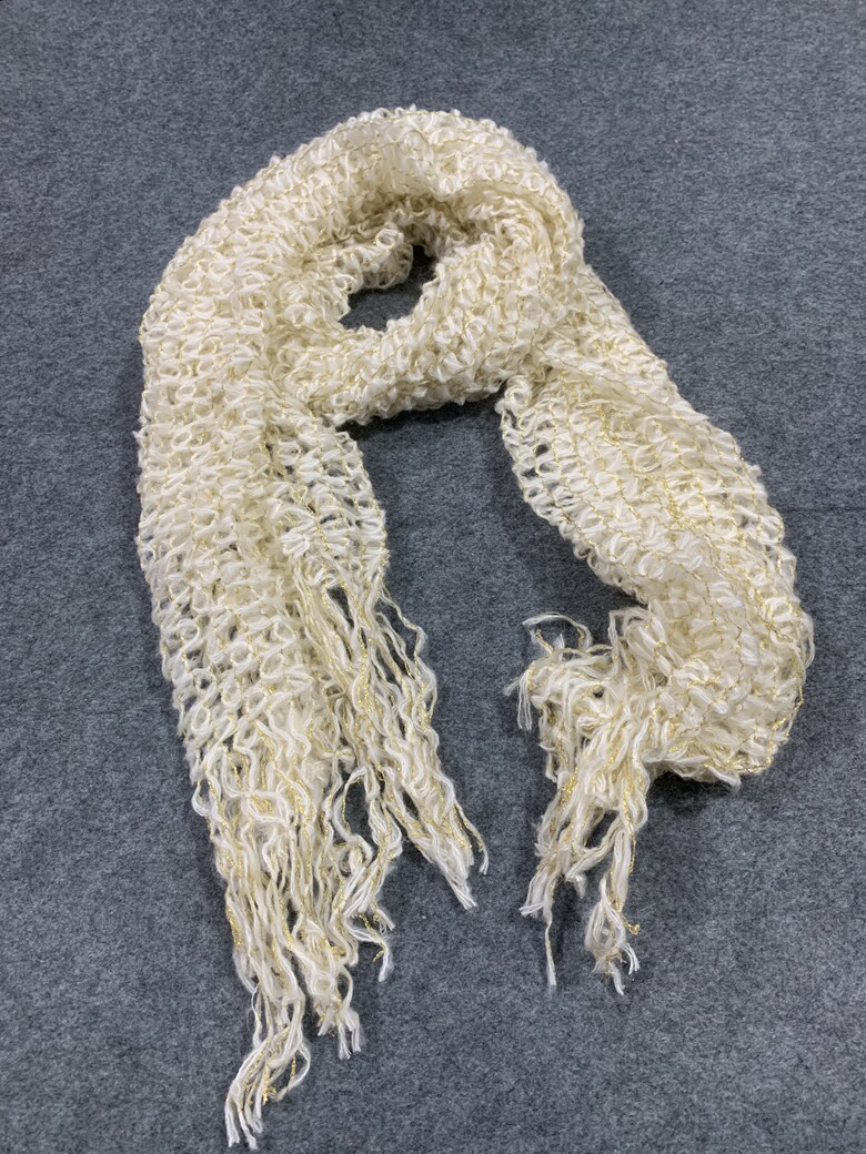 thumbnail for Y27 vintage vintage foreign trade retro ethnic style student girl hippie autumn winter scarf scarf neck personality tassel