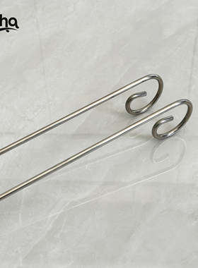 不锈钢烧烤炭夹子专用纯手工37公分 实心碳夹5.5毫米粗  炭火钳子