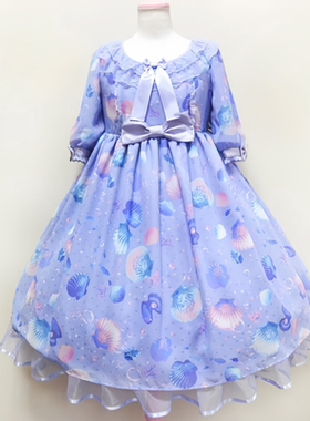 国内现货 ap 大萌款 贝壳 紫色 op+边夹  薰衣草色  连衣裙lolita