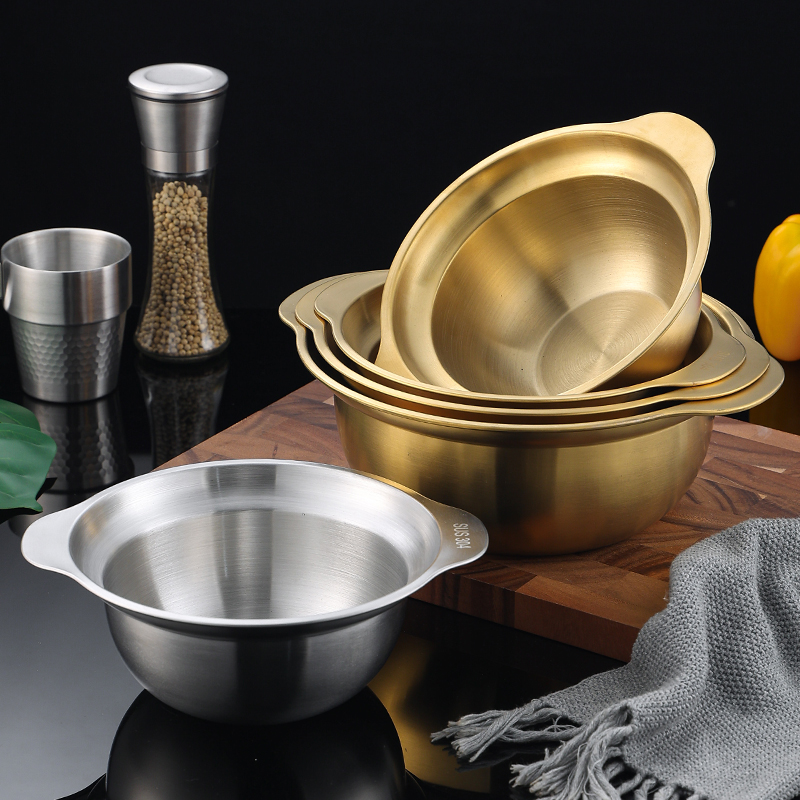 雅兴双耳汤盆加厚多用