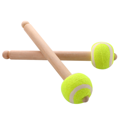 乐魅大鼓棒网球锤头鼓槌专业儿童