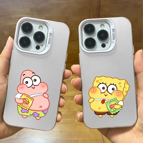 吃货派苹果17手机壳iPhone16promax华为nova14彩银m80/p70荣耀600小米15/k90适用VIVOIQOO13一加12OPPOReno16