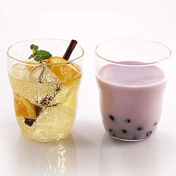【旗舰店】HARIO耐热玻璃茶杯水杯家用透明咖啡杯果汁杯早晨杯HTR