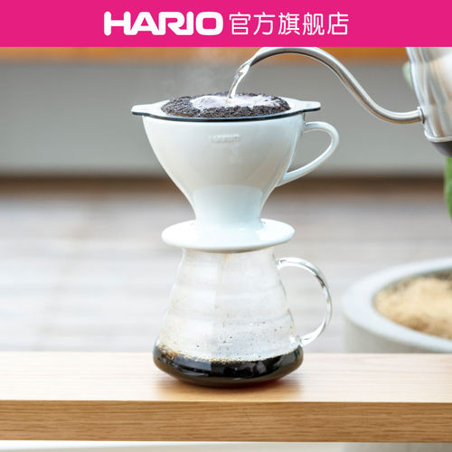 【旗舰店】HARIO弧形W60手冲咖啡陶瓷滤杯冠军款咖啡过滤滤杯PDC