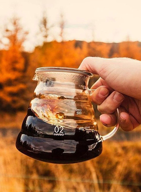 【旗舰店】HARIO咖啡壶玻璃大容量美式手冲咖啡分享壶云朵壶XGS