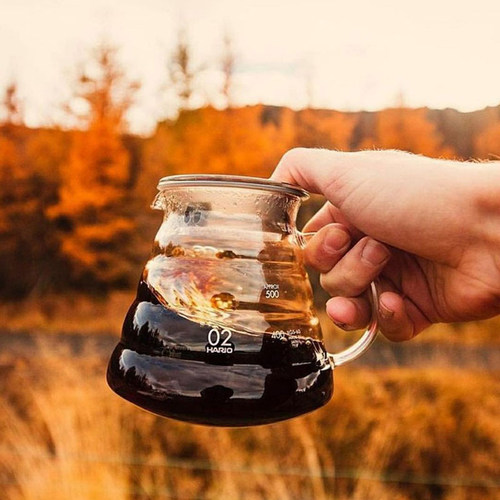 hario手冲咖啡壶玻璃云朵壶