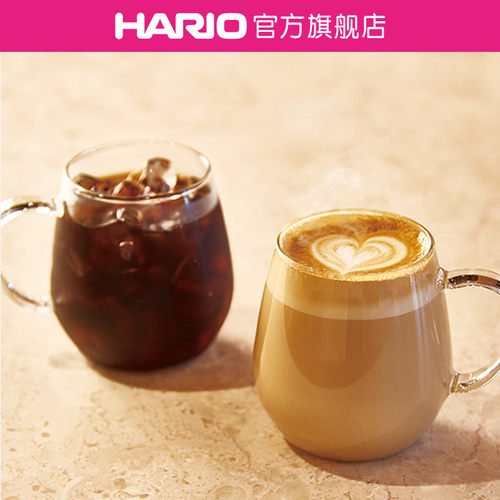 HARIO耐热玻璃圆形咖啡杯