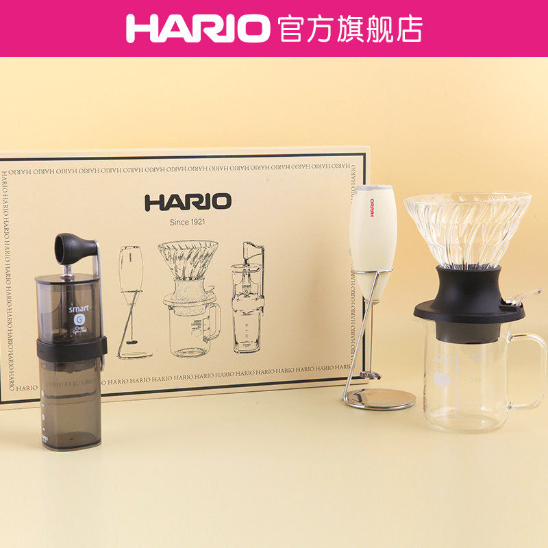 【旗舰店】HARIO限定咖啡礼盒V60手冲咖啡聪明杯磨豆机奶泡器,餐饮具,咖啡壶,淘宝优惠券,粉丝福利购,淘宝优惠卷