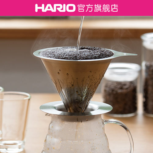 HARIO不锈钢滴漏式滤杯