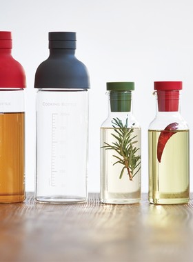 【旗舰店】HARIO耐热玻璃瓶家用调味瓶玻璃油瓶玻璃油醋调料瓶CKB